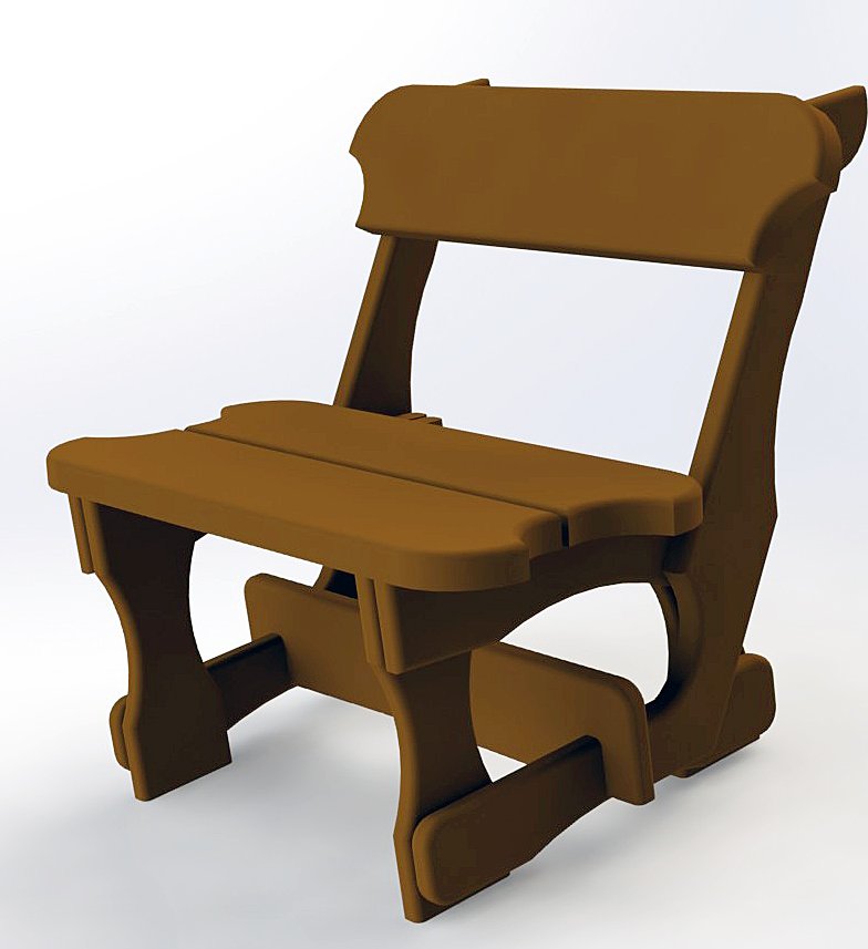 Projekt drewnianych mebli tarasowych