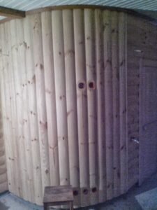 dekoracje z drewna w stylu starodawnym