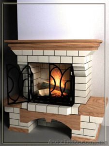 Projekt murowanego kominka