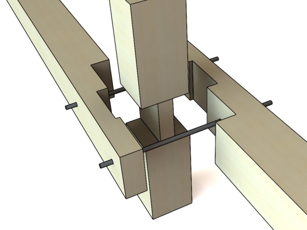 Konstrukcja drewnianego zadaszenia